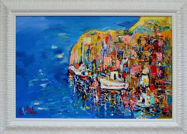 Бухта, 35 х 45, холст, масло