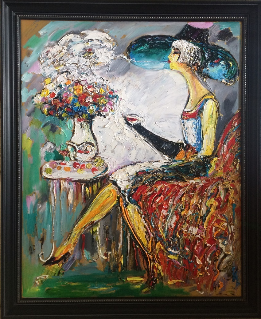 Утро, кофе / холст, масло, 100 * 80 см, 90 000 руб.