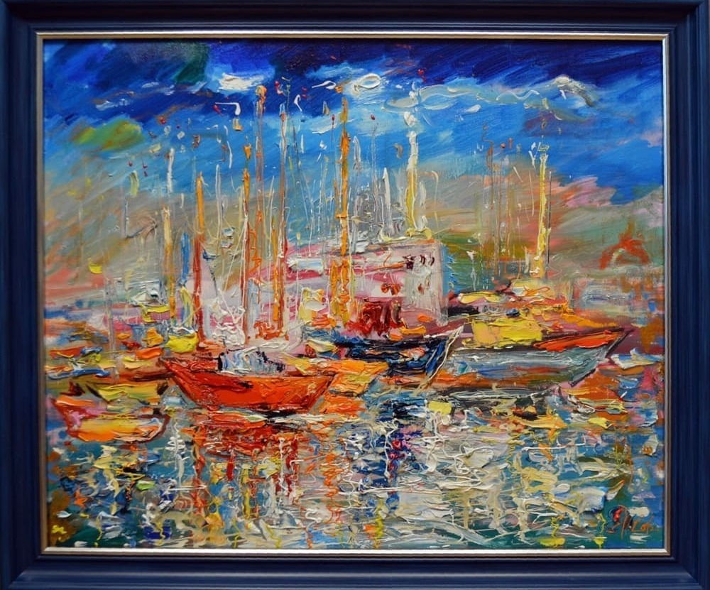 Картина девушек художник 